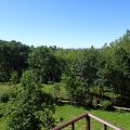 Vue depuis la terrasse accessible depuis la pièce de vie ... le calme de la nature à perte de vue