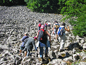 La coulée de lave de Roquelaure