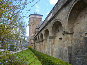Rodez : les remparts Rodez : les remparts